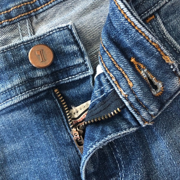 Anthropologie Pilcro and the Letterpress Distressed Low Rise Jeans Size 27P - Picture 6 of 13